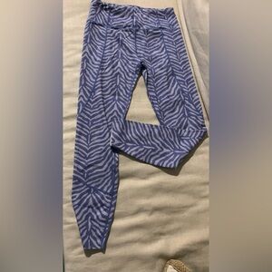 Varley Leggings Blue High Rise Athleisure Yoga Pants Women’s Sz M 150115